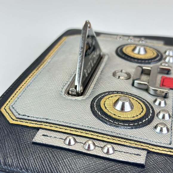 Prada Black Leather Shoulder Bag Crossbody - Picture 7 of 8